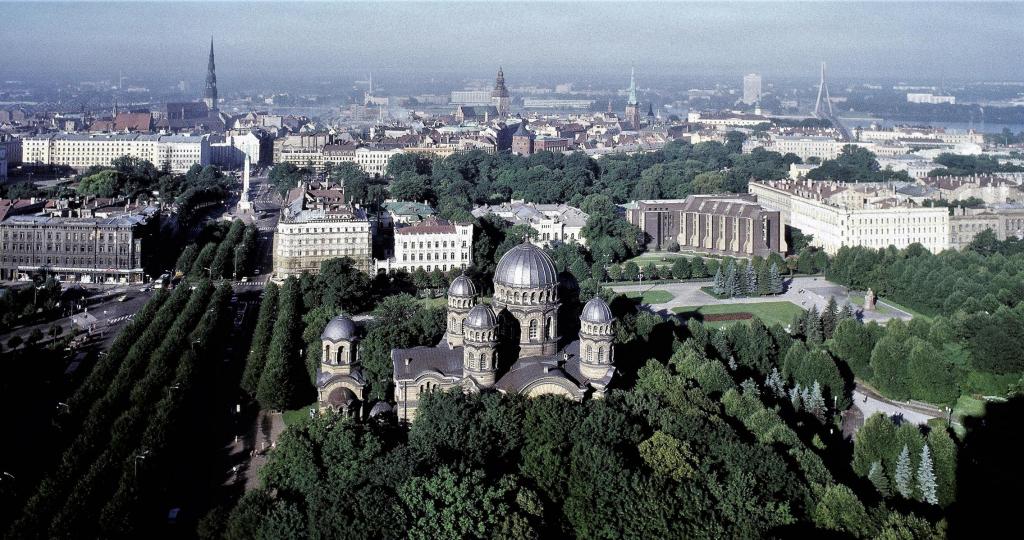 Riga: Blick zur Altstadt (1986)