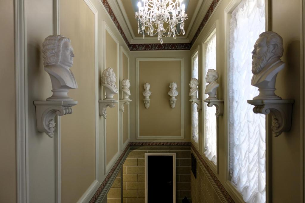 Riga: Schwarzhäupterhaus Büsten deutscher Komponisten (2025)