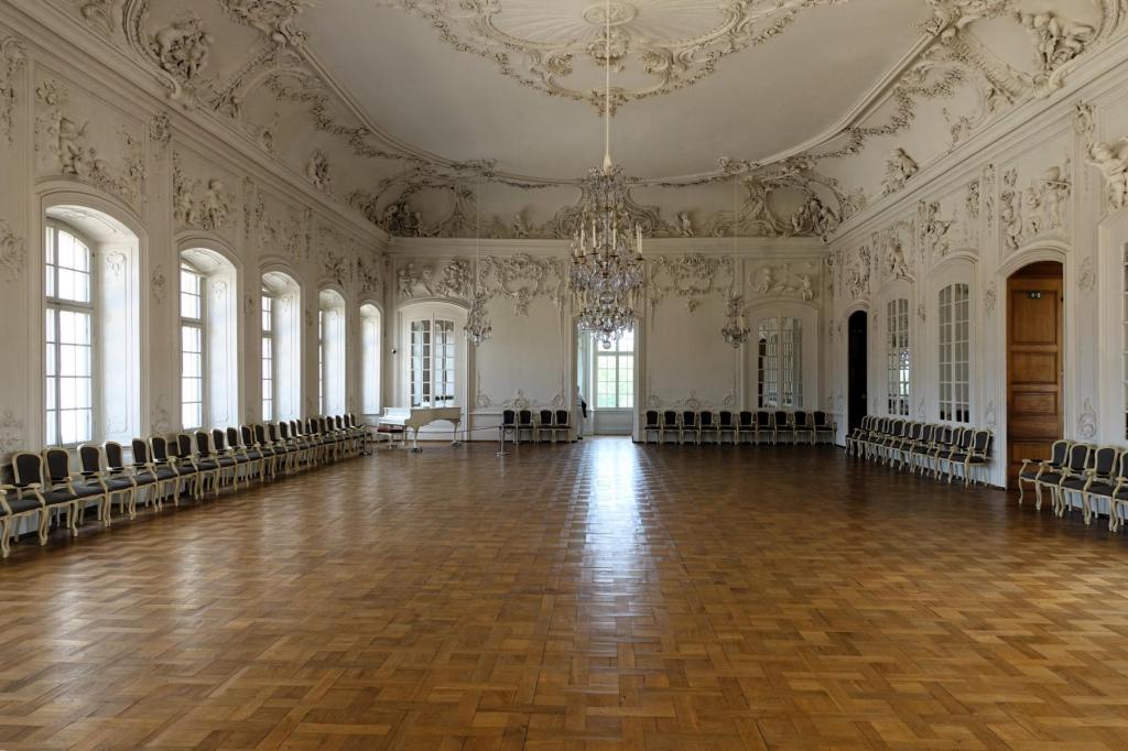 Ruhenthal [lett. Rundāle]: Schloss Weißer Saal (2025)