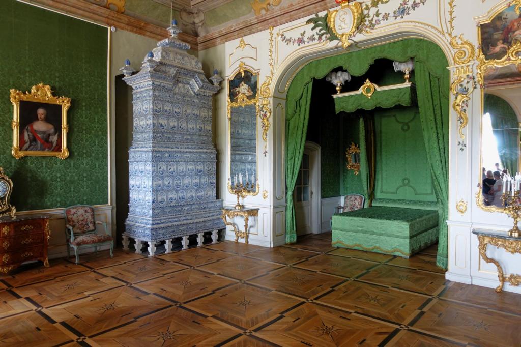 Ruhenthal [lett. Rundāle]: Schloss Schlafzimmer des Herzogs (2025)