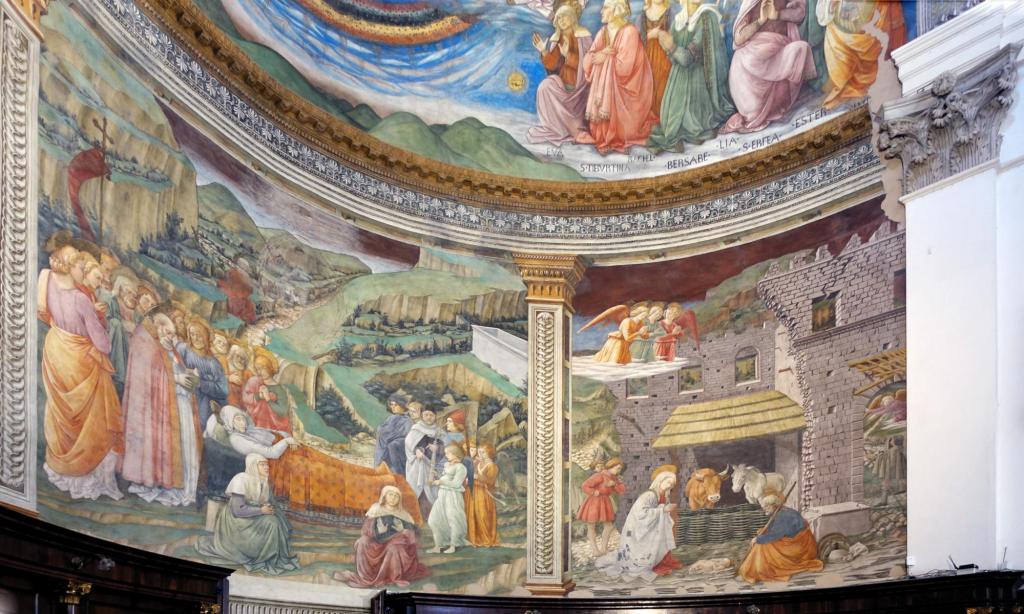 Spoleto: Dom Apsis - Szenen des Marienlebens von Filippo Lippi (2025)