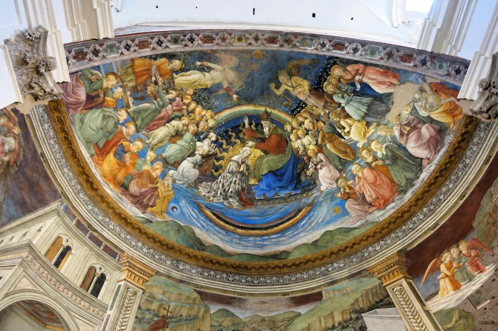 Spoleto: Dom Apsis - Szenen des Marienlebens von Filippo Lippi (2025)