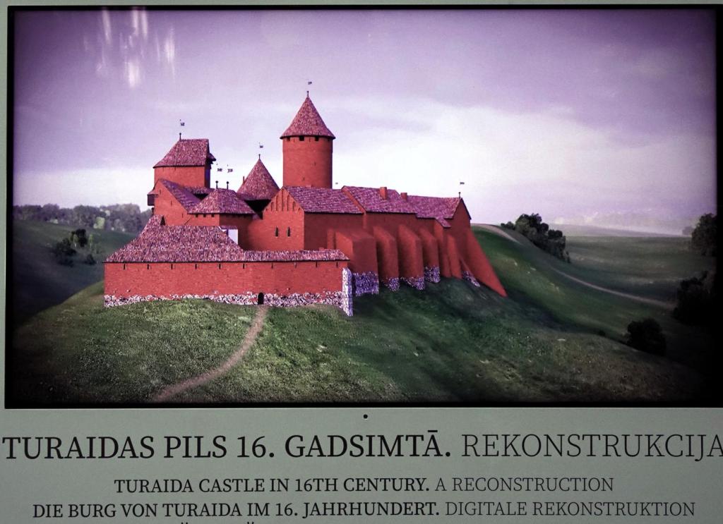 Treyden [lett. Turaida]: Burg Rekonstruktion 16. Jh. (2025)