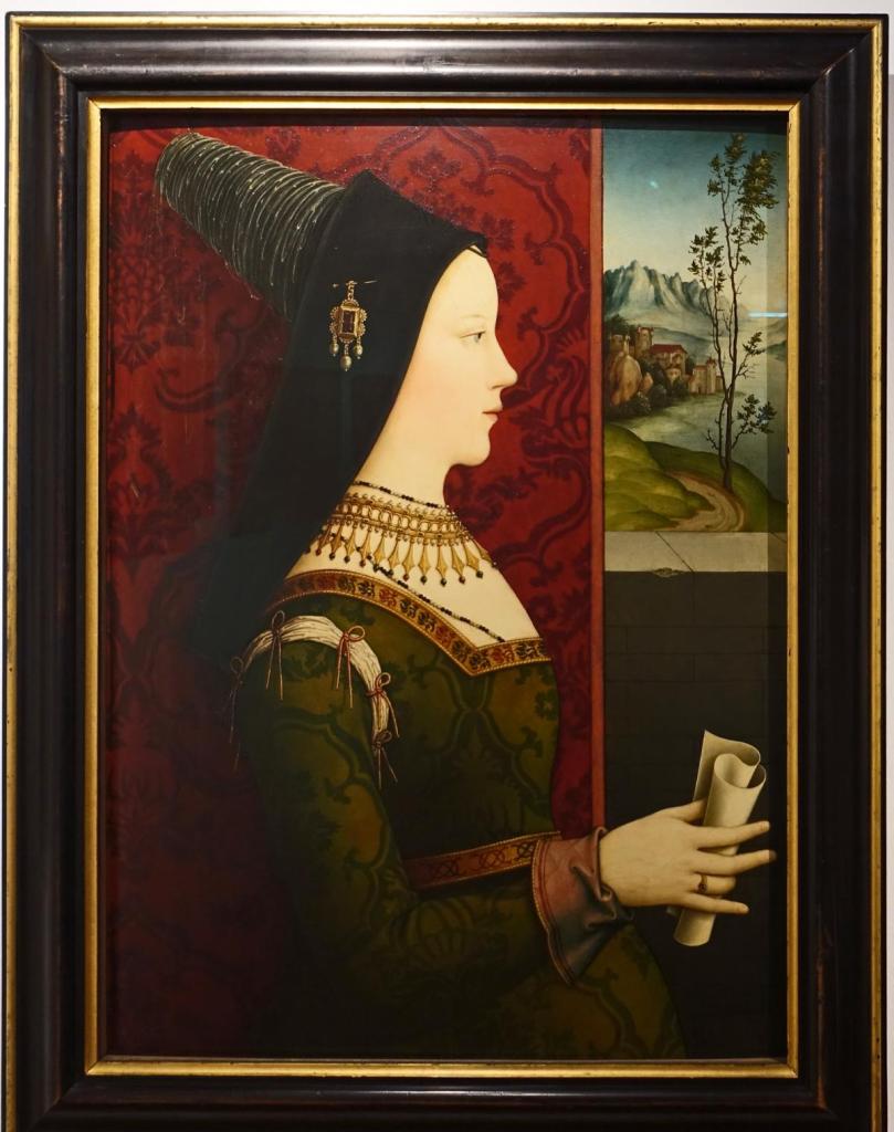 Schloss Ambras: Hochschloss Porträtgalerie - Bildnis der Maria von Burgund von Niclas Reiser [?] (2025)