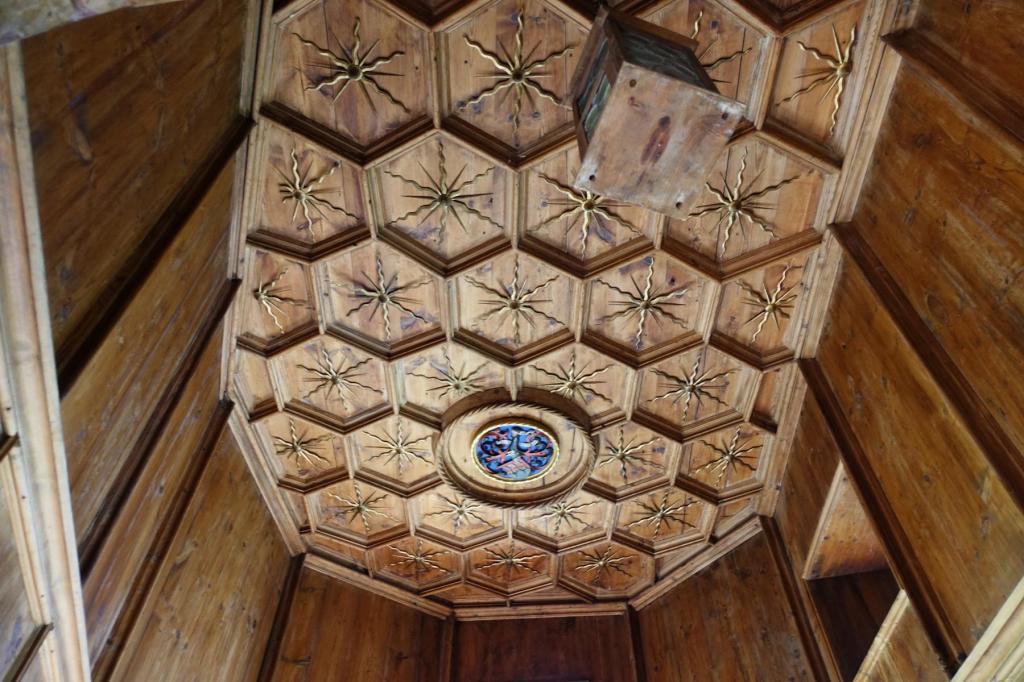 Schloss Tratzberg: Fuggerstube Decke des Erkers (2025)