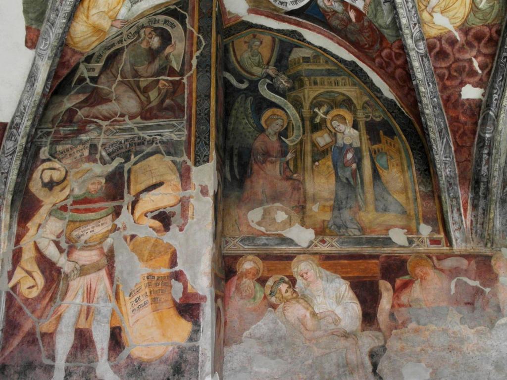 Brixen: Dom Kreuzgang - 10. Arkade [rechts oben Verkündigung] (2017)