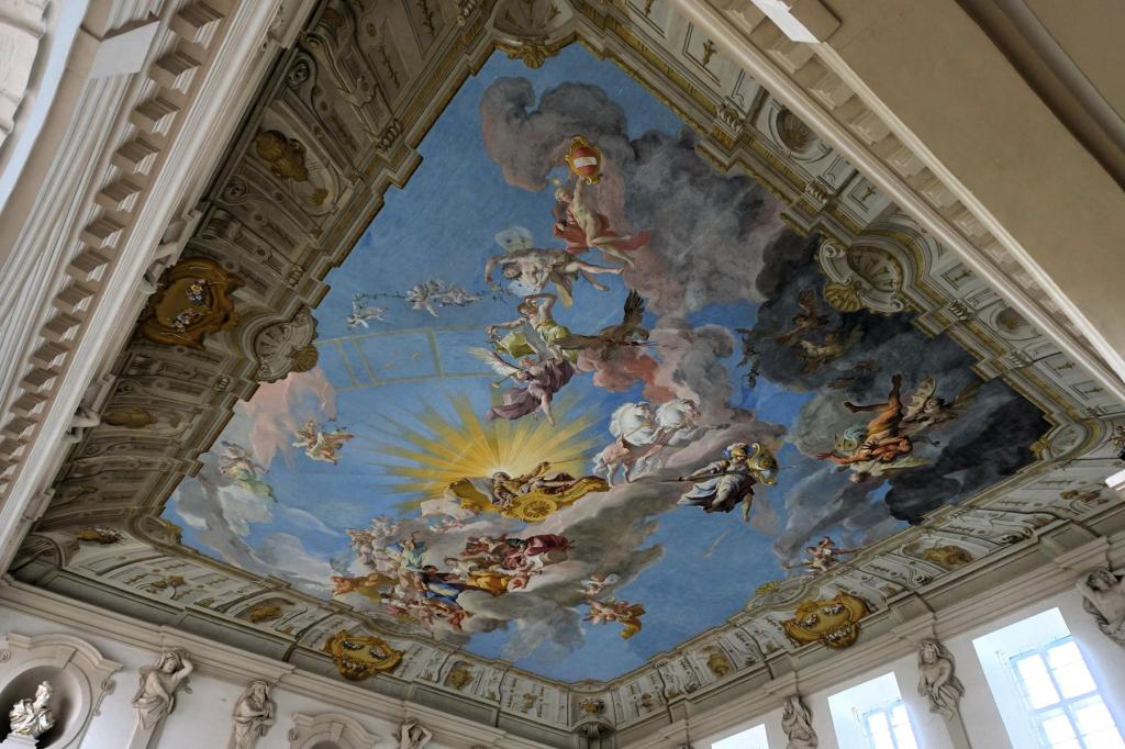 Göttweig: Stift Kaiserstiege Decke (2024)