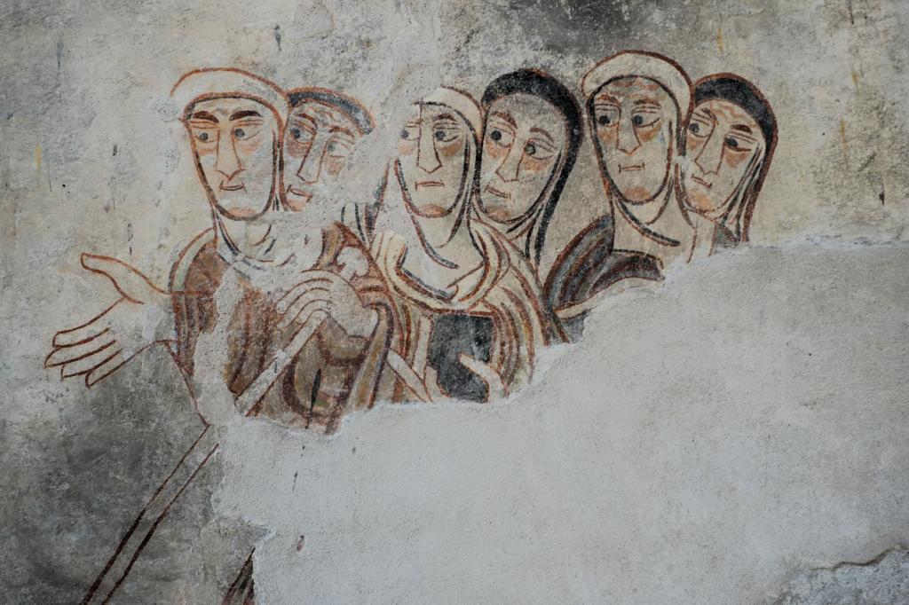 Naturns: Prokuluskirche Südwand [3 Paare von Laien] (2025)