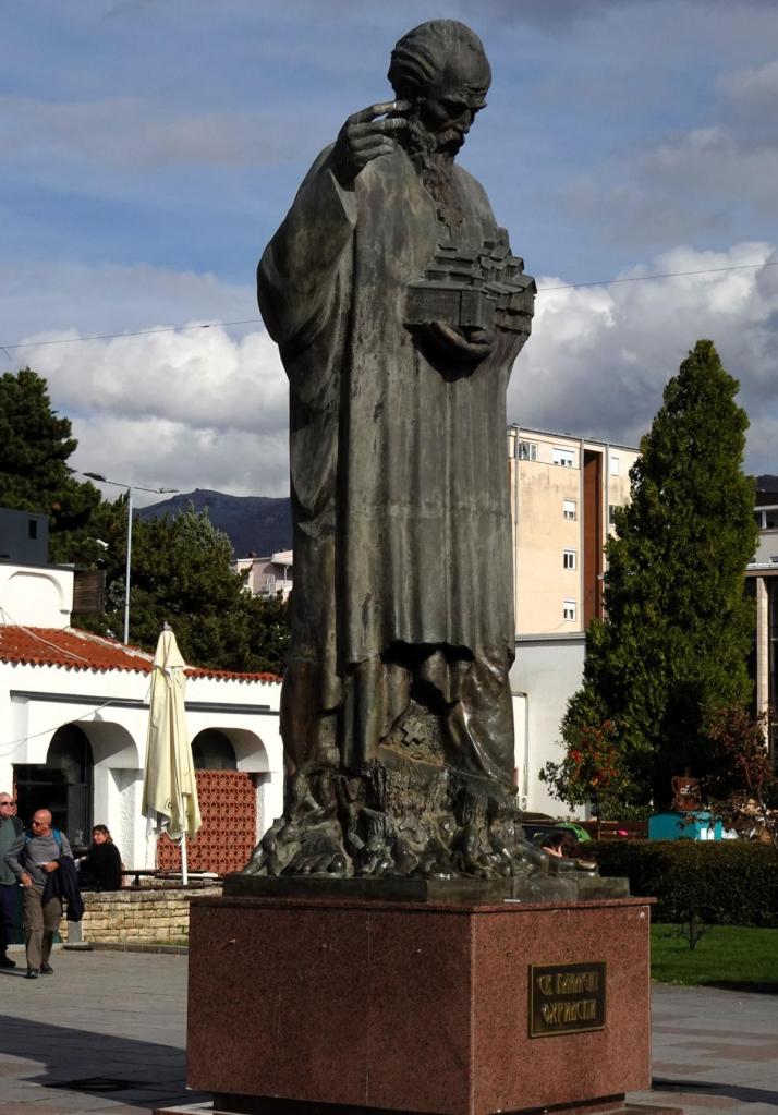 Ohrid: Statue von Kliment (2025)