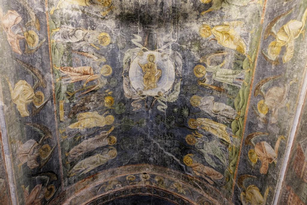 Ohrid: Sophienkirche Chorgewölbe (2025)