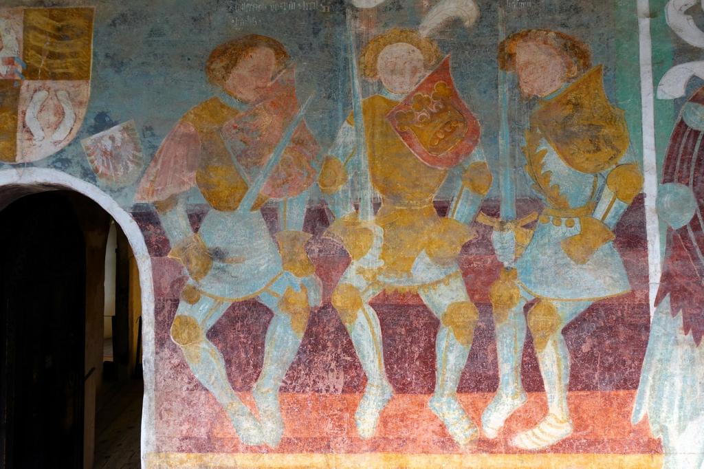 Burg Runkelstein: Galerie des Sommerhauses [Dietrich von Bern, Siegfried, Dietleib von Steier] (2025)