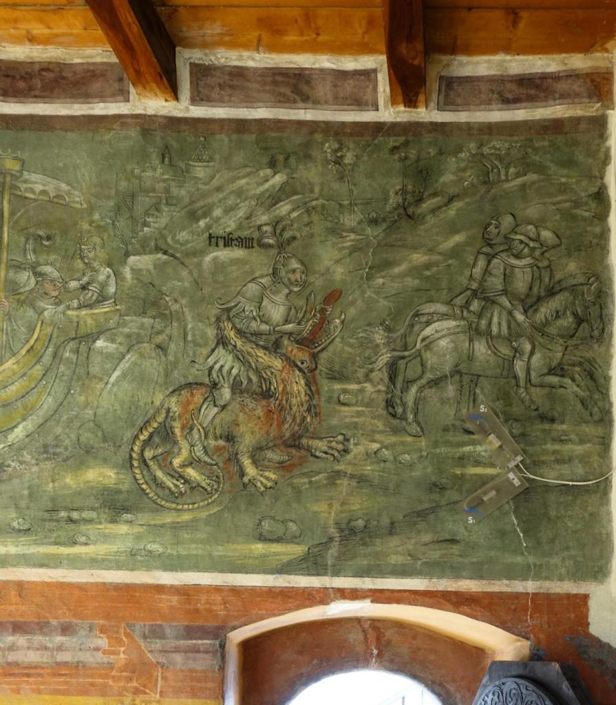 Burg Runkelstein: Tristan-Zimmer [Tristans Kampf mit dem Drachen] (2025)