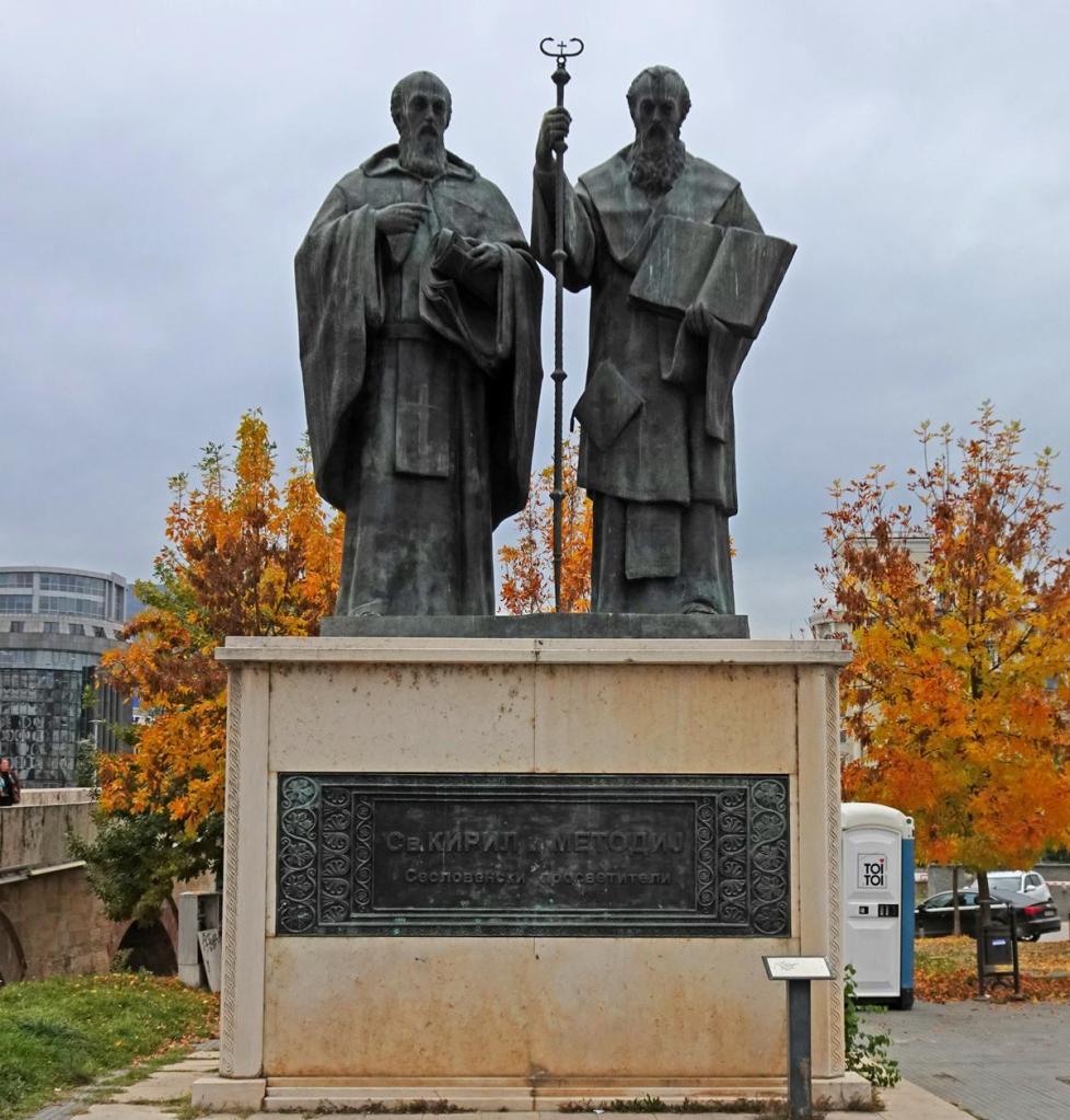 Skopje: Denkmal für Kyrill und Method (2025)