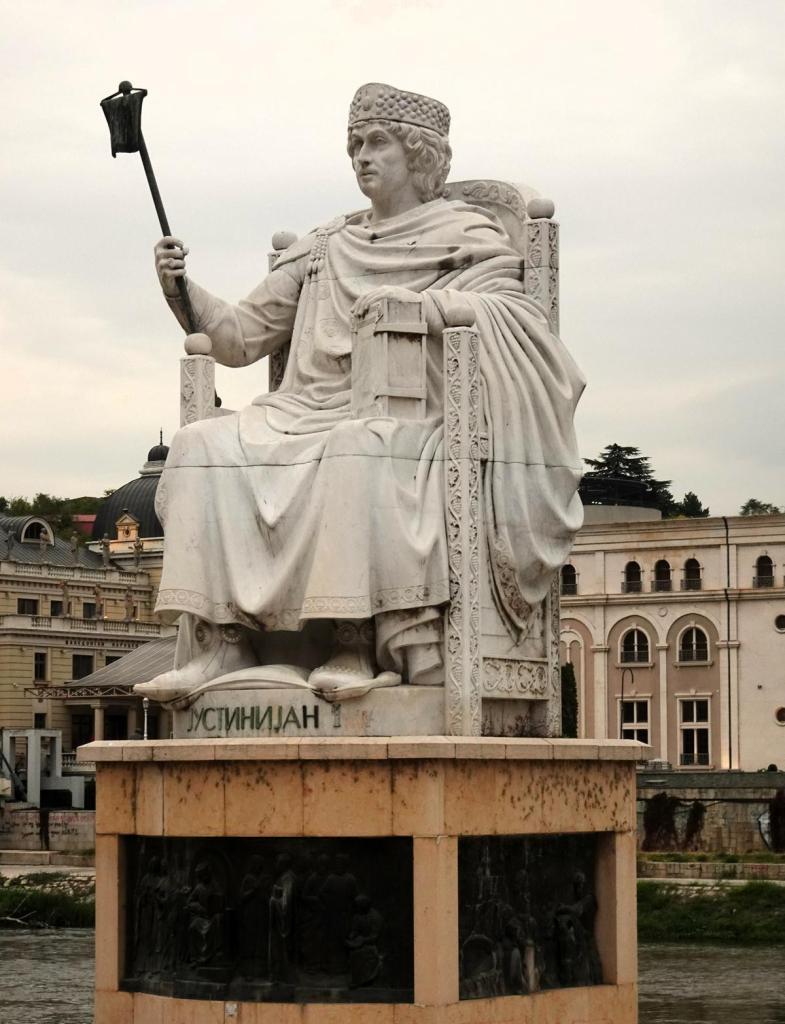 Skopje: Justinian-Denkmal (2025)