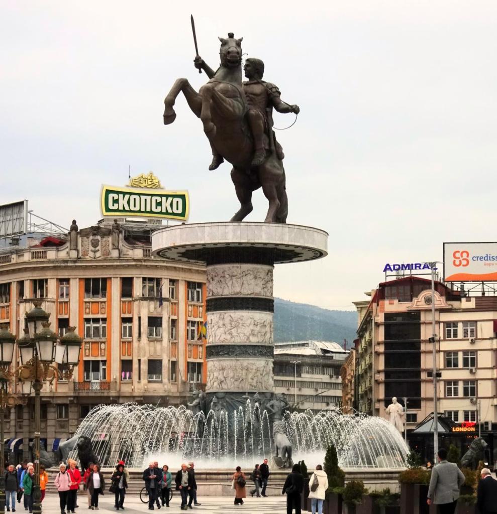 Skopje: Denkmal Alexanders des Großen (2025)