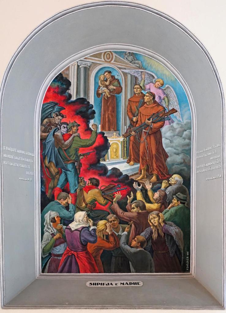 Skutari: Franziskanerkirche "Die große Verleumdung" (2025)