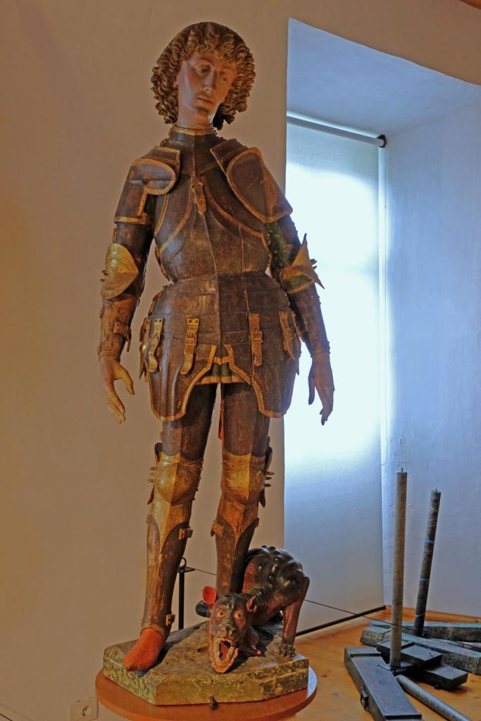 Sterzing: Deutschhaus Sterzinger Altar von Multscher - Hl. Georg (2025)