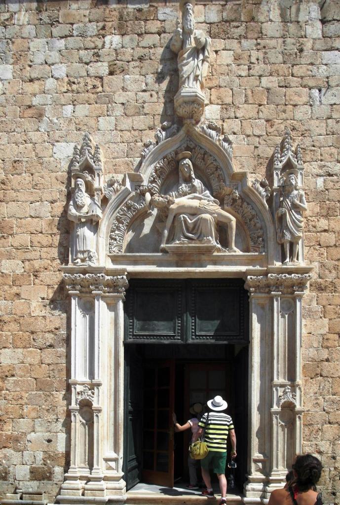 Dubrovnik: Franziskanerkloster Portal (2015)