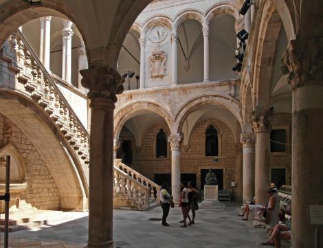 Dubrovnik: Rektorenpalast Innenhof (2015)