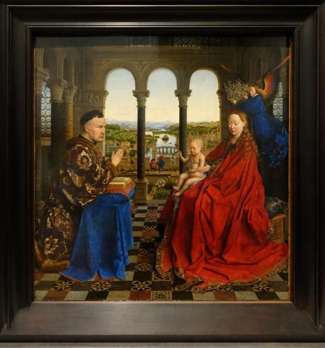 Paris: Louvre Jan van Eyck, Die Madonna des Kanzlers Rolin (2026)