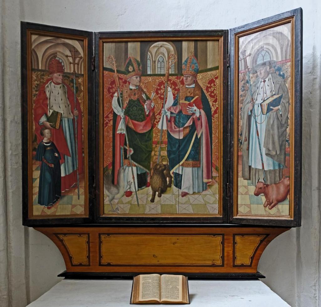 Bordesholm: Klosterkirche - Kirchenväteraltar (2024)