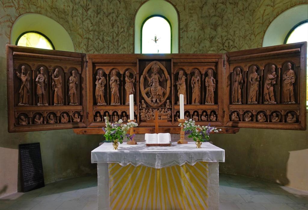 Bosau: Petrikirche Schnitzaltar (2023)