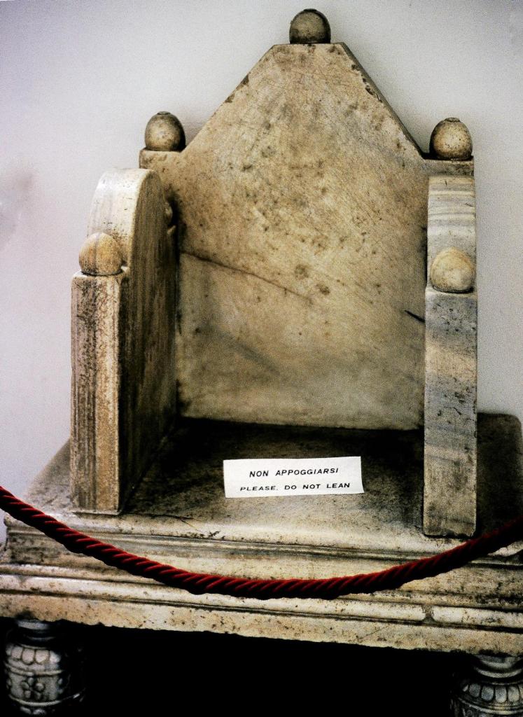 Cividale: Dom Museo Cristiano - Thron des Patriarchen von Aquileia (1999)