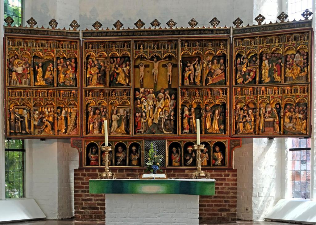 Kiel: Nikolaikirche Hauptaltar = Erzväteraltar (2024)