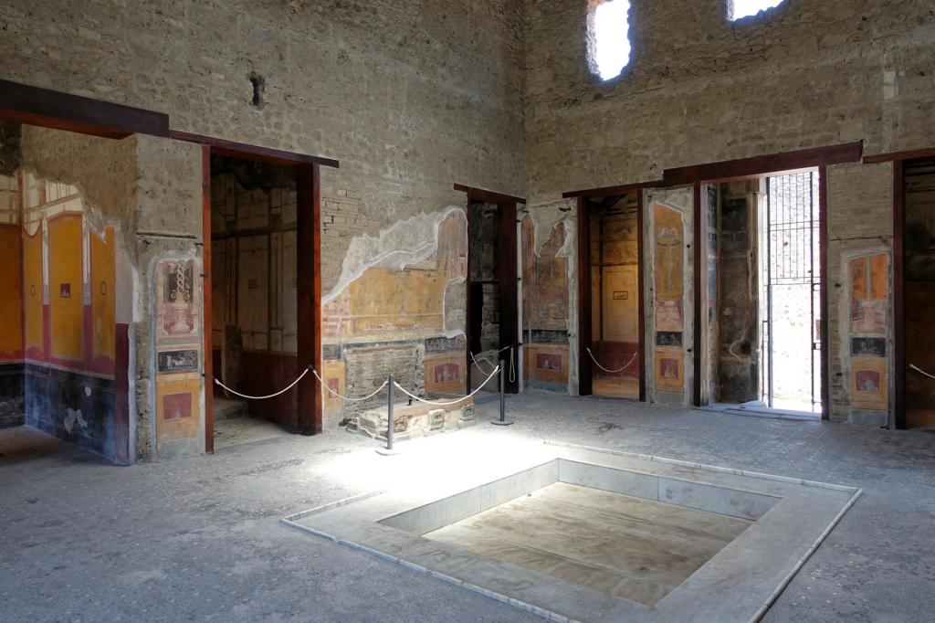 Pompeji: Haus der Vettier Atrium mit Impluvium (2026)