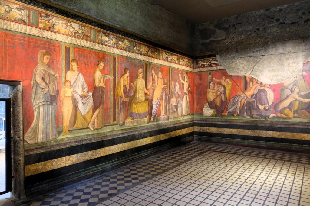 Pompeji: Mysterienvilla Triclinium = Mysteriensaal (2026)