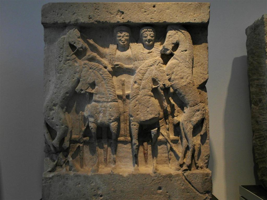 Selinunt: Kleine Metope vom Tempel Y Selinunt [Quadriga] im Archäologischen Museum Palermo (2018)