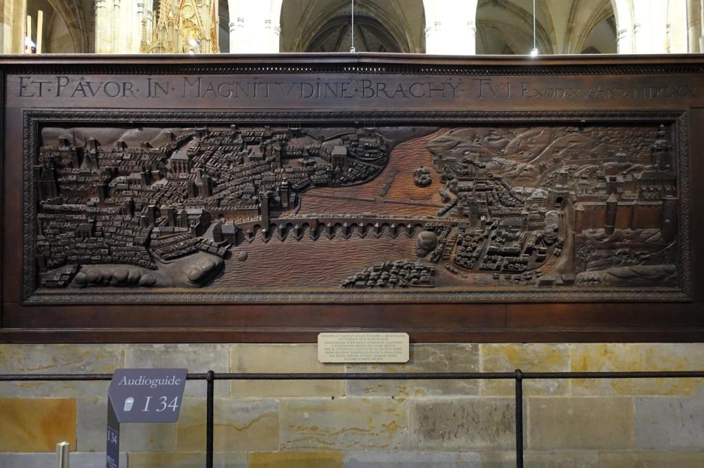 Prag: Veitsdom Holzrelief "Flucht des Winterkönigs aus Prag" (2026)