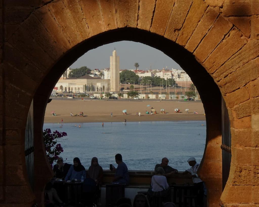 Rabat: Blick vom Maurischen Café über den Fluss Bu-Regreg nach Salé (2026)